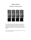 Thumbnail VIDEO KENO WINNING STRATEGIES